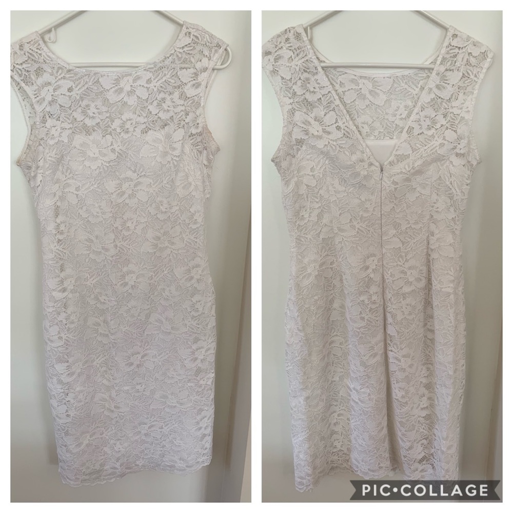 Calvin Klein white dress